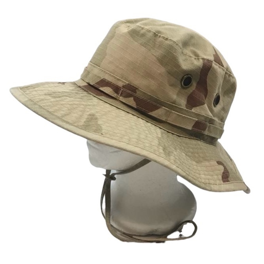 Dorfman Pacific Co DPC Mens M/L Desert Camo Bush Outdoor Hat Ripstop Canvas EUC
